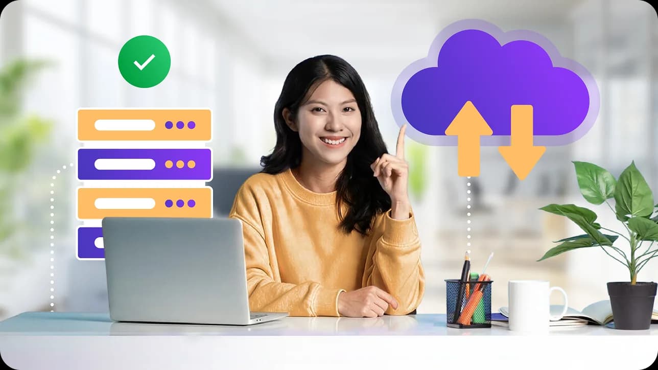Ilustrasi infrastruktur cloud Anggo yang stabil